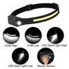 LED COB Sensor Stirnlampe Scheinwerfer Kopflampe USB Produktbild-Vorschau 12