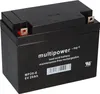 A black lead-acid battery with white text and logos. Produktbild-Vorschau