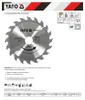 Yato YT-6083, Kunststoff, Holz, 35 cm, 3 cm, Produktbild-Vorschau 2