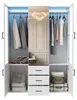 Armoire UnboxG de 130 cm avec éclairage LED, armoire à 4 Voir les images du produit 9