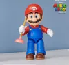 A Mario figurine holding a plunger against a blue background. Anteprima dell’immagine prodotto
