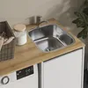 Armadietto da bagno Vicco Viktor Bianco/Rovere artigianale Anteprima dell’immagine prodotto 5