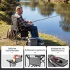 Składane krzesło kempingowe COSTWAY XXL o nośności 180 kg, Podgląd zdjęcia produktu 7