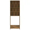 vidaXL Armadio per lavatrice in rovere fumé 64x24x190 cm Anteprima dell’immagine prodotto 12