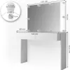 Toaletný stolík Vicco Azur biely 120 cm s LED osvetlením, Náhľad obrázku produktu 3
