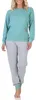 Normann Damen Schlafanzug Pyjama langarm in Sterne Optik ; Produktbild-Vorschau 1