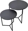 LOFT42 Elvy Set Beistelltischs rund - schwarz - Ø49x52 Produktbild-Vorschau 4