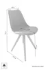 byLIVING Esszimmerstuhl Kira 2er-Set, eichefarbig, Produktbild-Vorschau 7