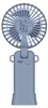 Xlayer Handventilator klappbar/wiederaufladbar mit Produktbild-Vorschau 2