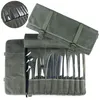 Kochmesser-Rolltasche aus 16oz gewachstem Canvas, 11 Produktbild-Vorschau 1