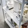 Yamazaki Küchenregal stehend weiß Metall Standregal 5 Produktbild-Vorschau 9