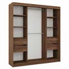 Beautysofa GAJA II Schwebetürenschrank 200 cm mit Spiegel – Produktbild-Vorschau 3