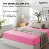 Komfortec 2er Pack Jersey Spannbettlaken 90x200 cm, 100% Produktbild-Vorschau 6