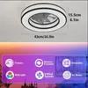 Stropný ventilátor Elfeland LED so svetlom, 6 rýchlostí, 3 Náhľad obrázku produktu 7