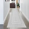 Designer Teppich Wohnzimmerteppich Mäander Muster grau Produktbild-Vorschau 1