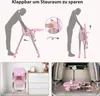 OUNUO verstellbarer Hochstuhl Kinderhochstuhl Klappbar, Produktbild-Vorschau 7