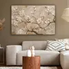 MuchoWow® - Leinwandbilder - Blumen - Modern - Beige - Weiß Produktbild-Vorschau 5