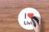 MuchoWow® Mauspad Mousepad Ich liebe - Livia - Mädchen Produktbild-Vorschau 3