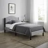 Letto imbottito ML-Design, 90x200 cm, grigio. Letto singolo Anteprima dell’immagine prodotto 10