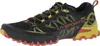 A single black and yellow La Sportiva trail running shoe is shown from the side against a white background. Produktbild-Vorschau