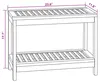 vidaXL Kúpeľňový stolík prírodný 60 x 30 x 45 cm z Náhľad obrázku produktu 5