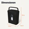 Distruggidocumenti AmazonBasics 6 fogli taglio incrociato Anteprima dell’immagine prodotto 5