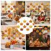 Lot de 16 décorations en forme de feuilles d'érable, pour Voir les images du produit 7