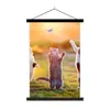 MuchoWow® Textilposter Katzen - Schmetterling - Produktbild-Vorschau 1