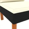 vidaXL Mittelsofa Poly Rattan und Eukalyptus Massivholz -  Produktbild-Vorschau 8