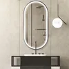 Specchio Led Rea Ovl 50X100cm Black Anteprima dell’immagine prodotto 8