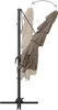 vidaXL Parasol avec mât en aluminium 4 couches Taupe Voir les images du produit 4