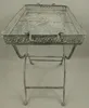 Casa Padrino Jugendstil Gartentisch Antik Grau 60 x 40 x H. Produktbild-Vorschau 4