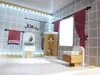 Aga MDF Holzpuppenhaus + Möbel 78cm schwarz LED Produktbild-Vorschau 6