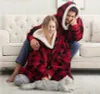 Verk 24558 Televizní mikina s kapucí, oversize, károvaná Náhled obrázku produktu 4