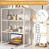 COSTWAY 3-poziomowa półka na biurko, regał na książki z Podgląd zdjęcia produktu 6