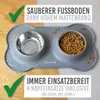 KaraLuna Napfunterlage aus Silikon mit Edelstahl Futternapf Produktbild-Vorschau 2