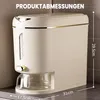 Reisspender,Reis-Aufbewahrungsbox mit Messbecher, Produktbild-Vorschau 2
