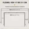 Premium Tischgestell ausziehbar 117–211 cm Dekostange aus Produktbild-Vorschau 3