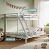 Hochbett, mit großem Bett unten (140x200 cm), EN 747- und Produktbild-Vorschau 3
