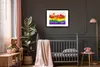MuchoWow® Gerahmtes Poster Stolz - Regenbogen - Marmor Produktbild-Vorschau 6