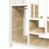 Hochbett  90×200 cm Metall Weiß, platzsparendes Etagenbett Produktbild-Vorschau 10