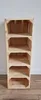 Schuhregal Holz 5 Fächer - Holzkiste als Schuhbank Produktbild-Vorschau 4