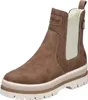 A single brown and beige Rieker women's boot is shown against a white background. Produktbild-Vorschau