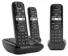 Téléphone sans fil trio dect noir avec répondeur - Gigaset Voir les images du produit 2
