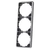 Jung Rahmen 3fach Aluminium eloxiert Jung CD 583 PT platin, Produktbild-Vorschau 7