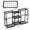 FATIVO Gartengeräte Ständer Metall 123x29x78,4 cm, Produktbild-Vorschau 5