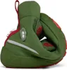 A green boot is folded in half, showing its interior and sole. Produktbild-Vorschau