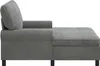 vidaXL Lounge-Liege mit Kissen Dunkelgrau 91 x 157 x 91 cm Produktbild-Vorschau 5
