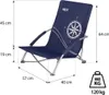 Sedia da spiaggia NILS Camp NC3035 navy Anteprima dell’immagine prodotto 3