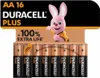 A package of Duracell Plus AA batteries with the brand's mascot, the Duracell Bunny. Voir les images du produit
